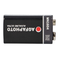 AGFAPHOTO Alkaline 6LR61 9V Block Batterie - passend fü