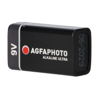 AGFAPHOTO Alkaline 6LR61 9V Block Batterie - passend fü