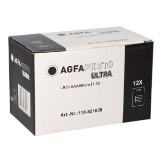 AGFAPHOTO Batterie Ultra AAA 1.5V 48 Stück 12x 4er Blister