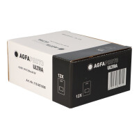 12x AGFAPHOTO Alkaline 6LR61 9V Block Batterie - passend f&u