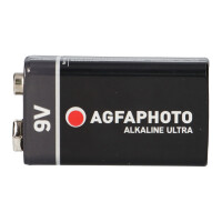 12x AGFAPHOTO Alkaline 6LR61 9V Block Batterie - passend f&u