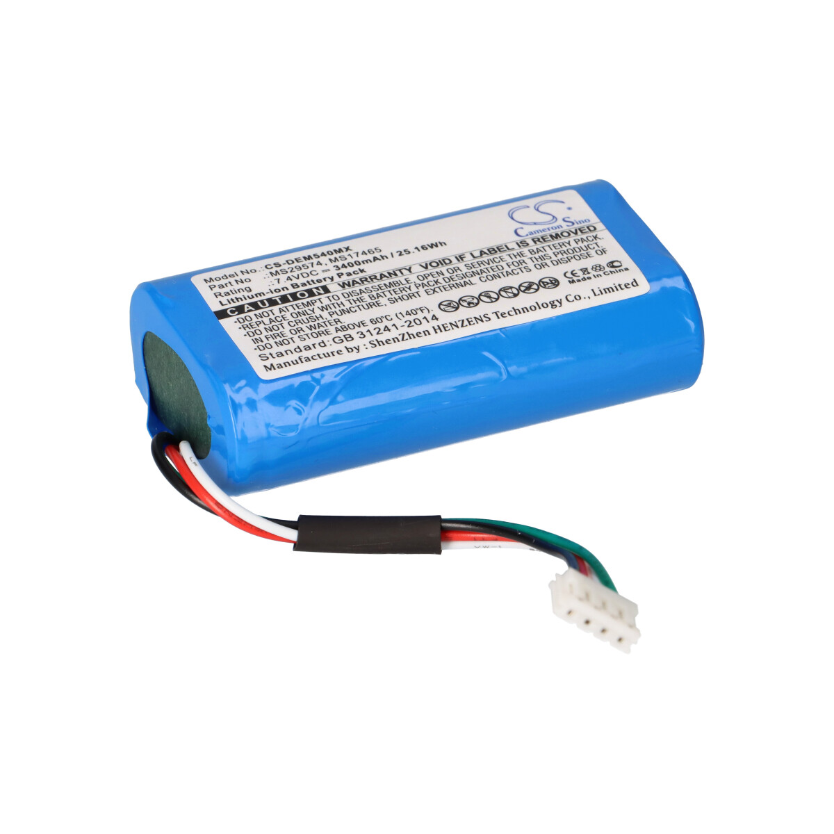 Medizintechnik-Akku 7,4V 3400mAh passend für Dräger Infinity M540 MS29574