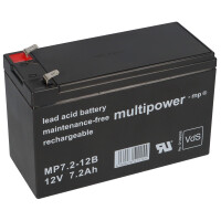 Multipower Blei Akku MP7,2-12B Pb 12V 7, gallery