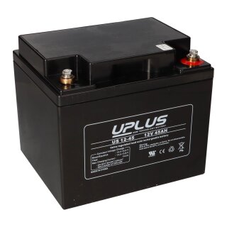 Uplus Bleiakku 12V 45Ah Batterie AGM US12-45 wartungsfrei