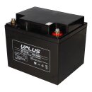 B-Ware Uplus Bleiakku 12V 45Ah Batterie AGM US12-45 wartungsfrei