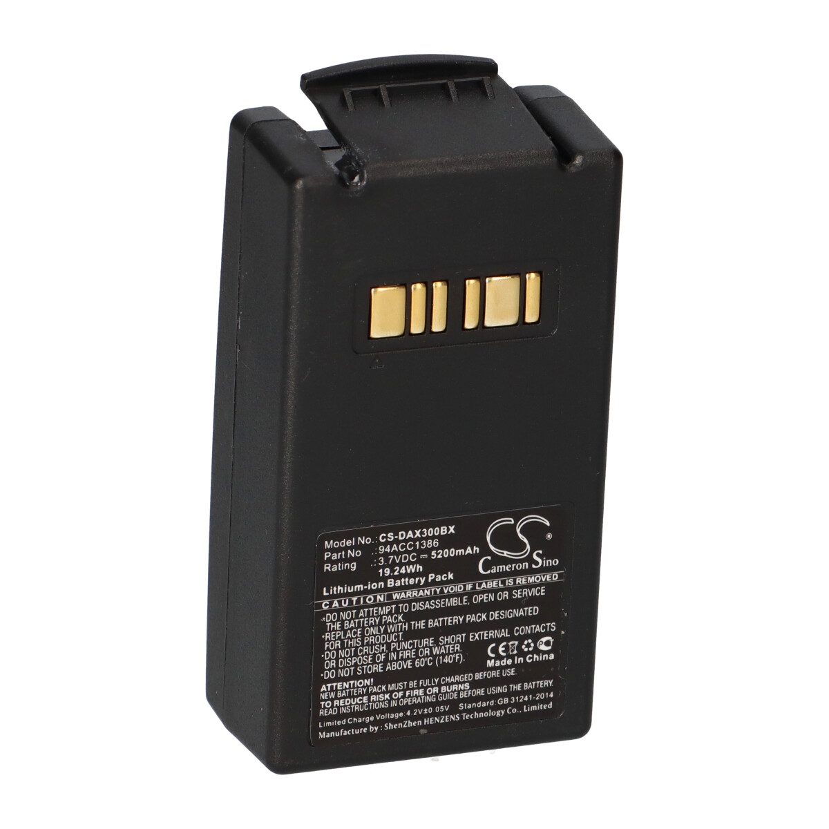Scanner-Akku 3,7V 5200mAh passend für Datalogic PSC Falcon X3