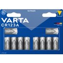 Varta Batterie Lithium CR123A 3V Photo Blister 10 Stück