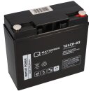 B-Ware Q-Batteries 12LCP-23 12V 23Ah Blei Akku Zyklentyp AGM Deep Cycle VRLA Schraubanschluss