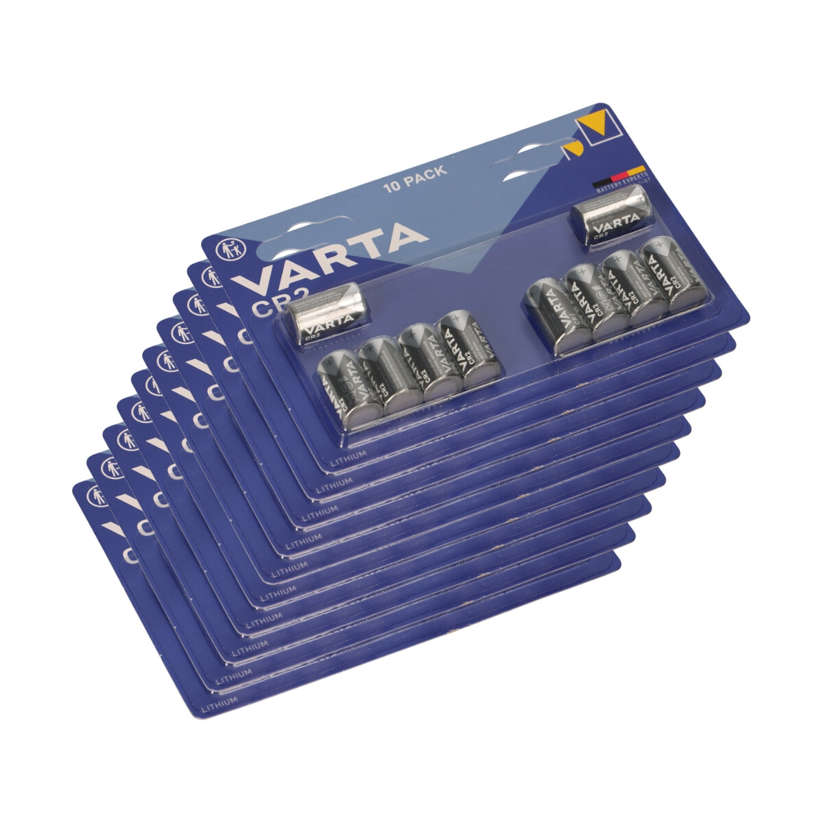 100x VARTA CR2 Lithium Batterie 3V 920mAh – CR15H270 – Blisterware