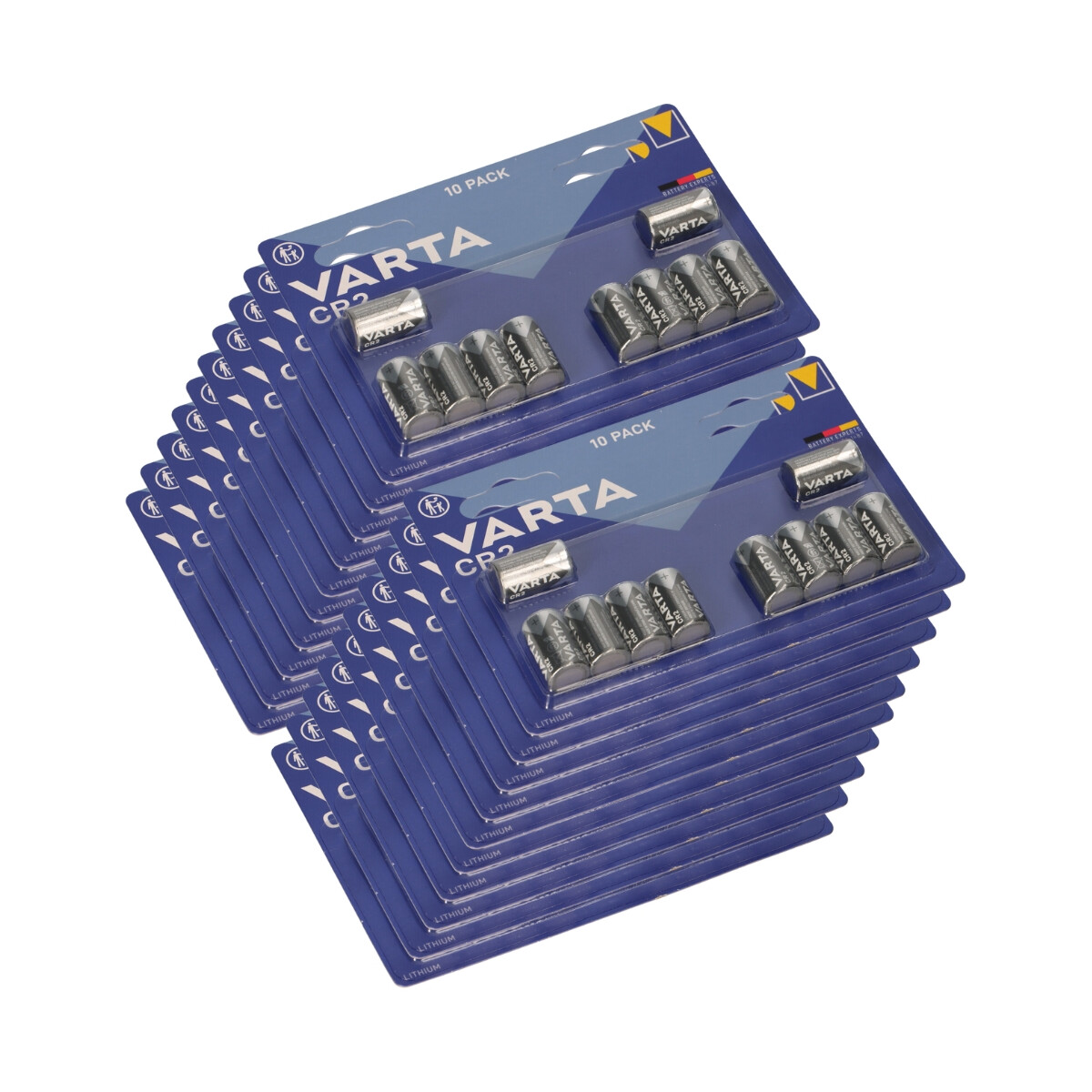 200x VARTA CR2 Lithium Batterie 3V 920mAh – CR15H270 – Blisterware