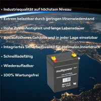 Hoyer 24V 2,9Ah Bleigel Akku HL-200 HL-7 kompakt 3