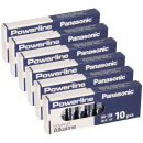 60x MIGNON AA LR6 MN1500 Batterie PANASONIC POWERLINE...