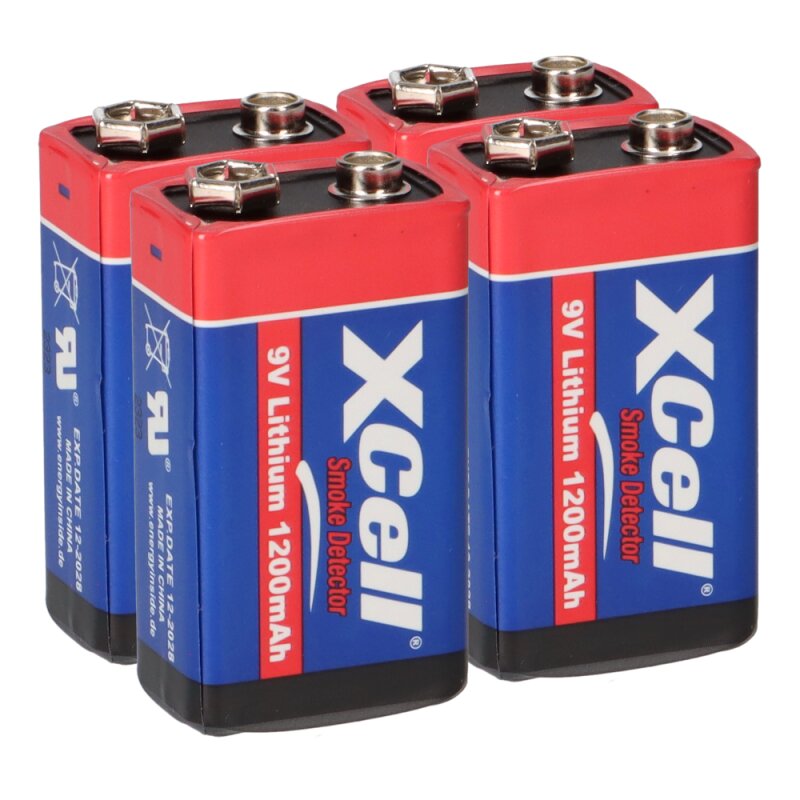 Ultralife 9V Block Lithium Batterie 9V 1200mAh U9VL-J-P