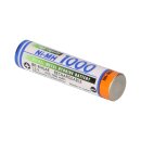 2x Panasonic Micro Akku BK-4HGAE/BF1 Ni-MH 1,2V 1000mAh lose