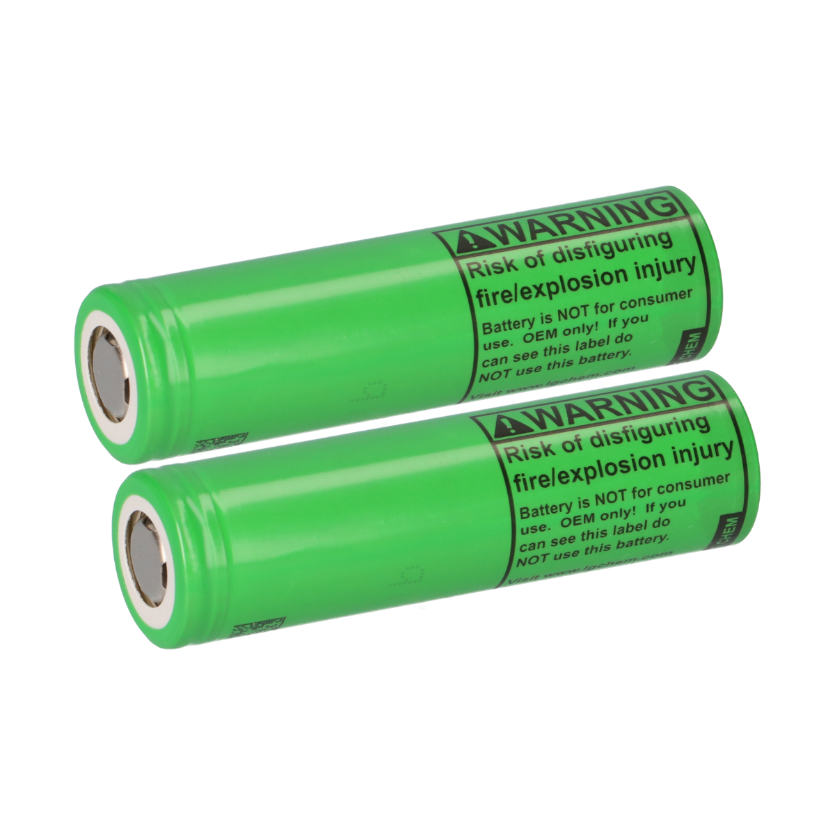2x LG INR18650-MJ1 18650 Akku 3,6V 3500mAh 10A Flat Top