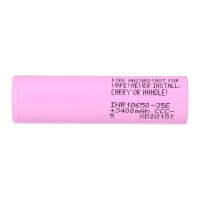 4x Samsung INR18650-35E 18650 Akku 3,6V 3500mAh Flat-Top ink