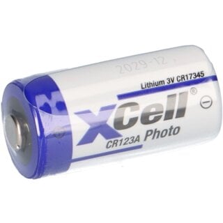 XCell Photobatterie CR123A Lose Lithium 3V 1550mAh