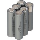 Akkupack 7,2V 2200mAh Mignon Industrie-Akkus NiMH mit Lötfahne FlatTop