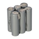 Akkupack 7,2V 2200mAh Mignon Industrie-Akkus NiMH mit Lötfahne FlatTop