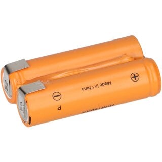 Akkupack 2,4V 1500mAh Panasonic Spezial Industrie Akku AA Mignon Reihe mit Lötfahne