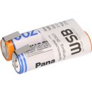 2er Reihe Lötfahne AA Mignon 2,4V 2700mAh Hochstrom-,Schnellladefähig