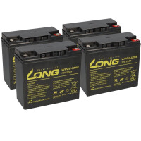 4x AGM BLEI AKKU 12V 22Ah kompatibel 48V gallery