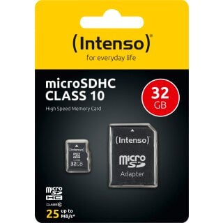 Intenso microSDHC Card 32GB, Class 10
