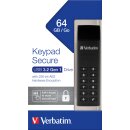 Verbatim USB 3.2 Stick 64GB, Secure, Keypad, AES-256-Bit