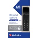 Verbatim USB 3.2 Stick 128GB, Secure, Keypad, AES-256-Bit