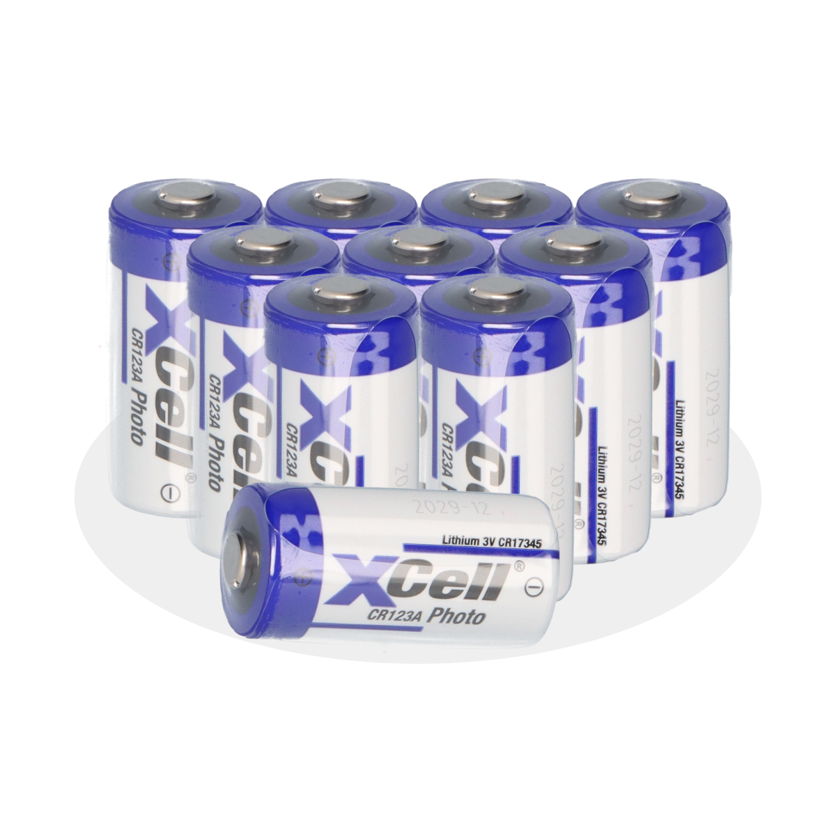 10x CR123A DL123A Batterien 3V CR17345 Ultra Lithium Foto lose