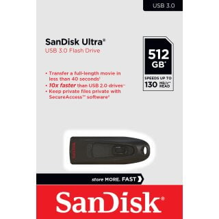 SanDisk USB 3.0 Stick 512GB, Ultra