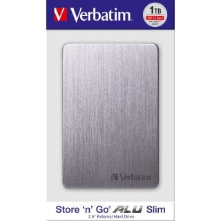 Verbatim Festplatte 1TB USB 3.2, A-C, 6.35cm (2.5), grau