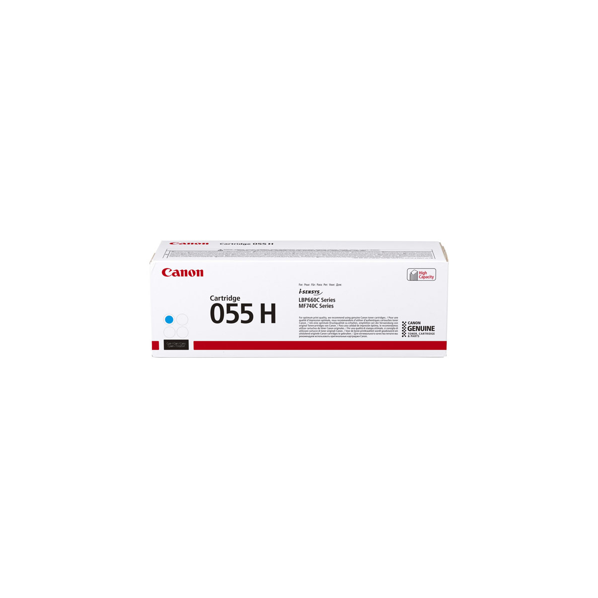 Canon Lasertoner 055H cyan