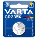 VARTA Knopfzelle CR2354 mit 3V und 530mAh – langlebige Lithium-Batterie in kindersicherer Verpackung. Ideal für Autoschlüssel, Fernbedienungen, Waagen und mehr.