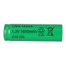 Akku Mignon AA 1,2V 1600mAh X1600AAI Industriezelle