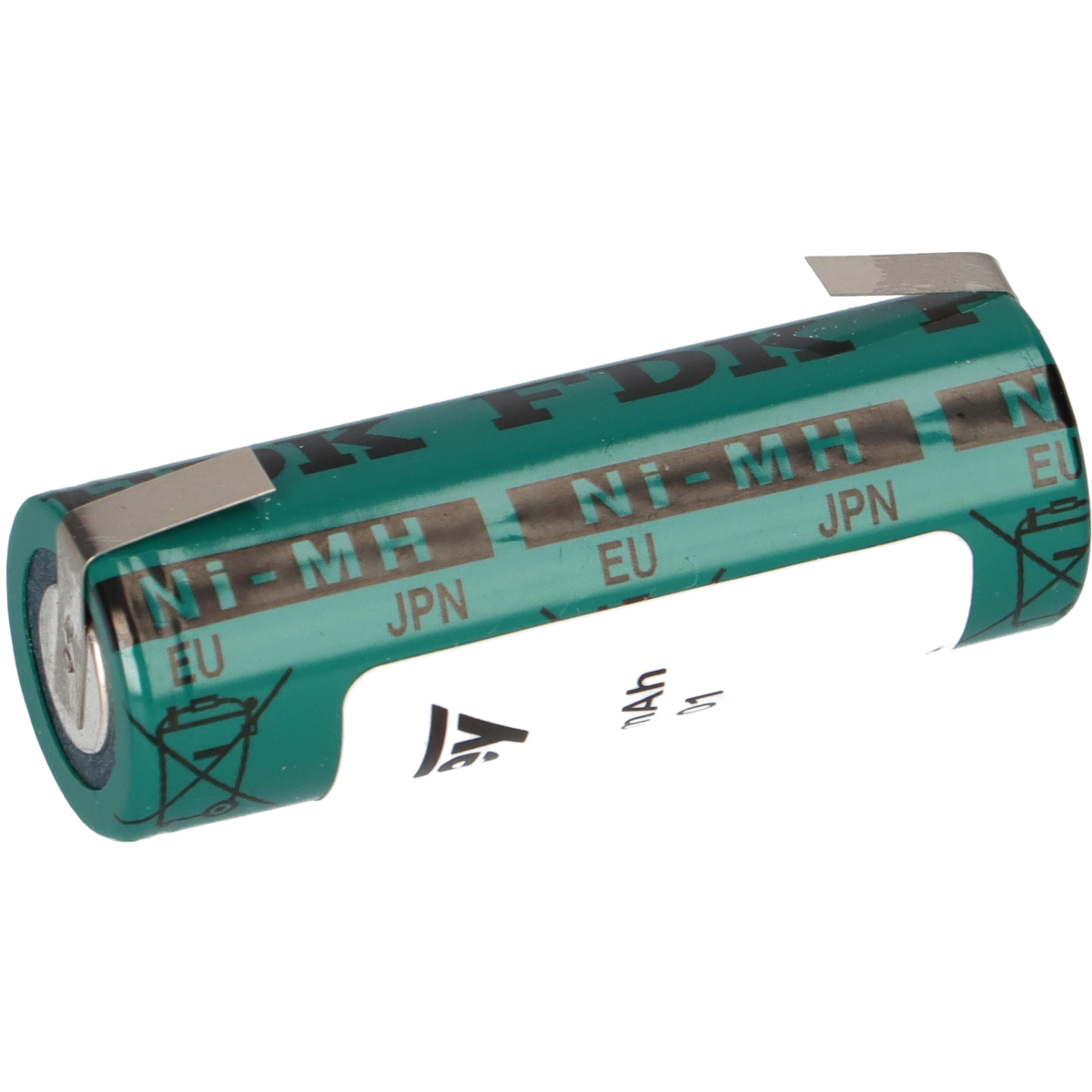 Akku Oral-B Triumph 5000 9000 3731 3738 3745 SANYO FDK 1,2V 2700mAh 17x48mm