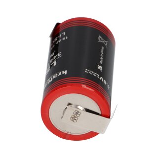 Kraftmax LS34615 (XCell ER34615) Batterie Mono D Lithium mit Kabeln