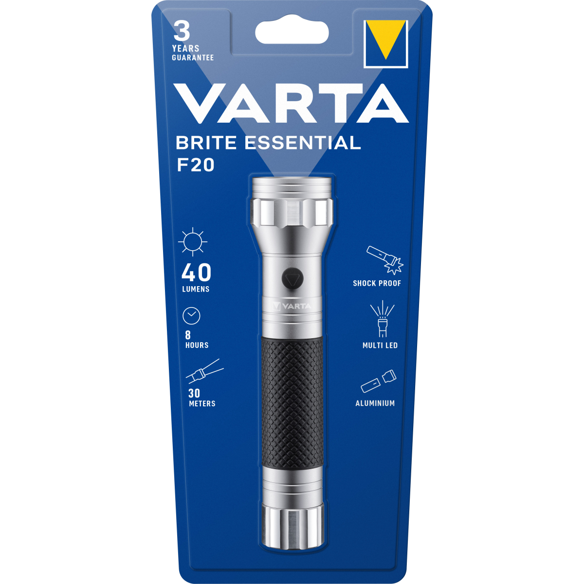 Varta LED Taschenlampe Brite Essential F20