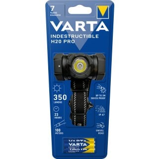 Varta LED Taschenlampe Indestructible, H20 Pro