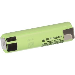 Panasonic Li-Ion Zelle NCR 18650 PF Akku 2900mAh 3,6 3,7V Z-Lötfahne