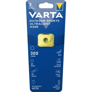 Varta LED Taschenlampe Outdoor Ultralight, H30R lime