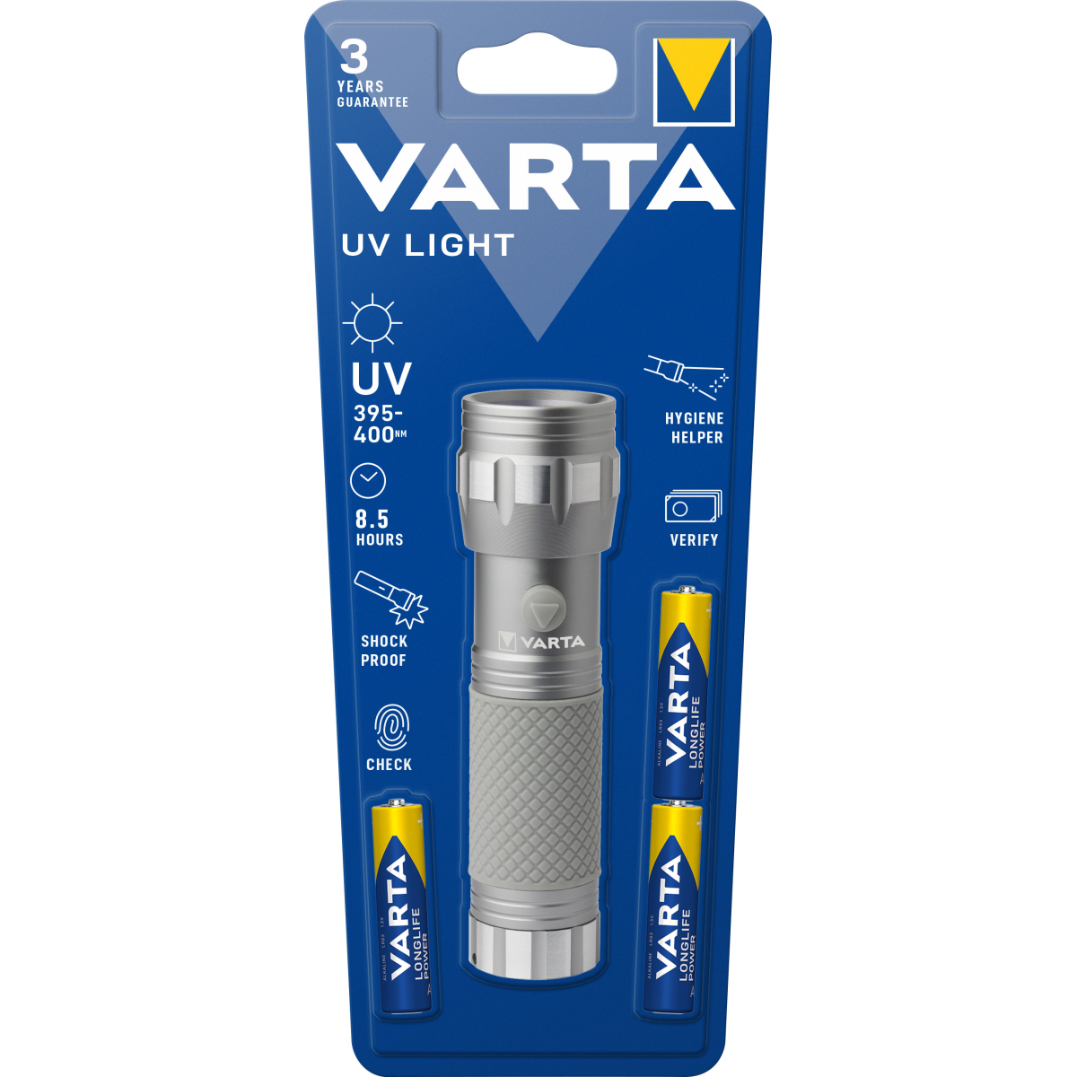 Varta LED Taschenlampe UV Light, 385-400nm