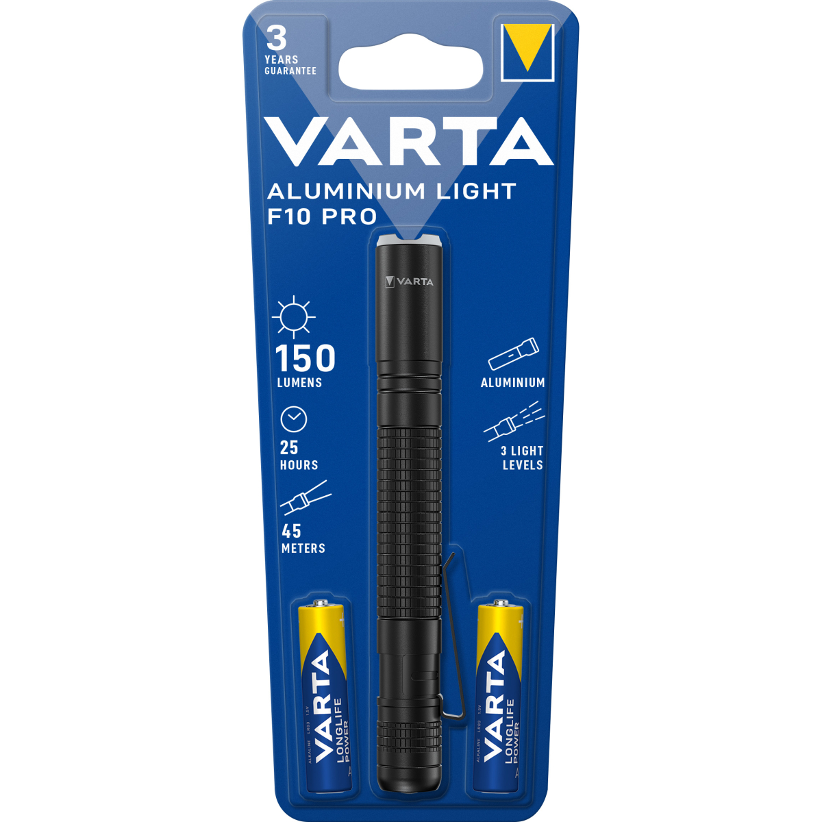 Varta LED Taschenlampe Aluminium Light