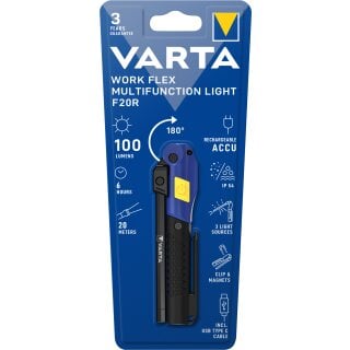 Varta LED Taschenlampe Work Flex Line, Multifunction Light