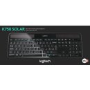 Logitech Tastatur K750, Wireless, Unifying, schwarz