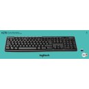 Logitech Tastatur K270, Wireless, Unifying, schwarz