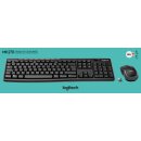 Logitech Tastatur/Maus Set MK270, Wireless, schwarz