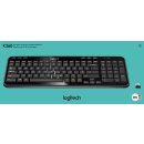 Logitech Tastatur K360, Wireless, Unifying, schwarz