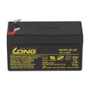 Kung Long WP1.2-12 12V 1,2Ah AGM Batterie Blei wartungsfrei VdS battery