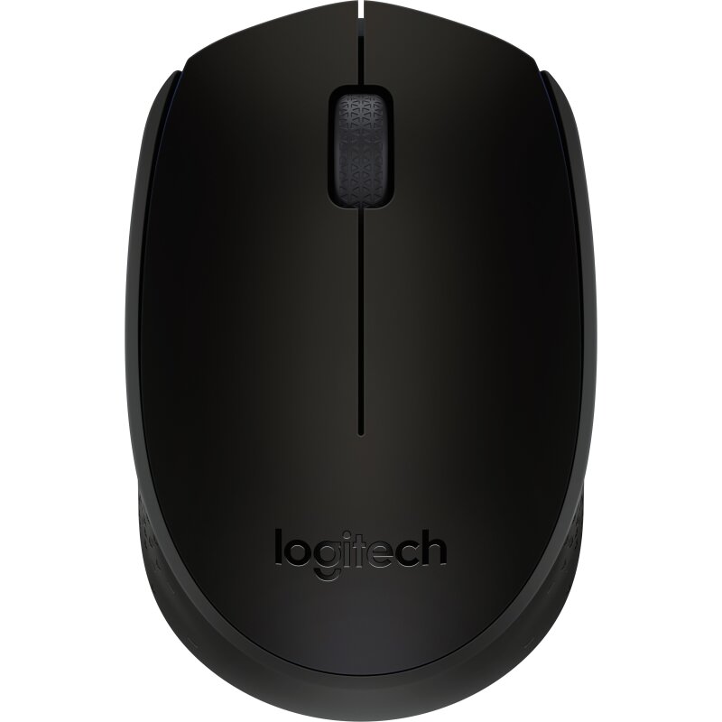 Logitech Maus B170, Wireless, schwarz